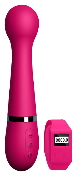 Розовый вибромассажер Kegel Wand 18,5 см Shots Media BV 