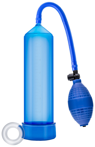 Синяя ручная вакуумная помпа Male Enhancement Pump Blush Novelties Синяя ручная вакуумная помпа Male Enhancement Pump синий Blush Novelties 
