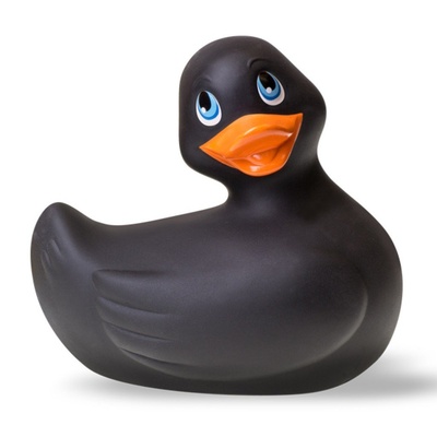 Чёрный вибратор-утенок I Rub My Duckie Big Teaze Toys (черный) 