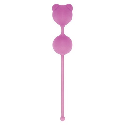 Розовые вагинальные шарики PUSSYNUT DOUBLE SILICONE Toyz4lovers 54886 (розовый) 