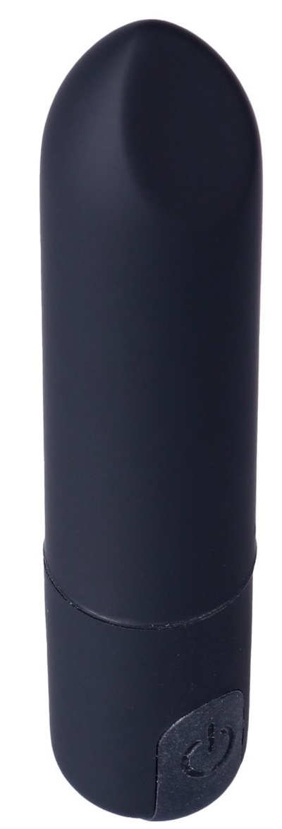 Гладкая коническая вибропуля Джага-Джага черная 8,5 см Джага Джага (черный) 