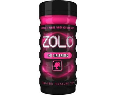 Мастурбатор Zolo The Girlfriend Cup розовый 15,5 см (черный; розовый) 