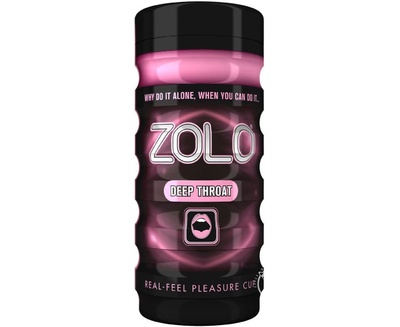 Мастурбатор Zolo Deep Throat Cup розовый 15,5 см (черный; розовый) 