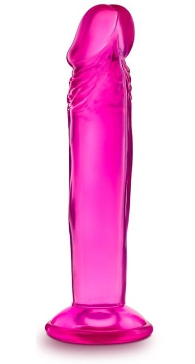 Розовый анальный фаллоимитатор Sweet N Small 6 Inch Dildo With Suction Cup 16,5 см розовый Blush Novelties (фиолетовый) 