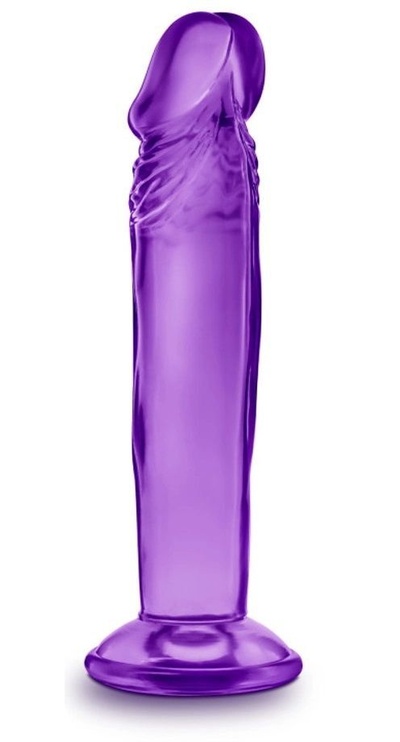 Фиолетовый анальный фаллоимитатор Sweet N Small 6 Inch Dildo With Suction Cup 16,5 см Blush Novelties 