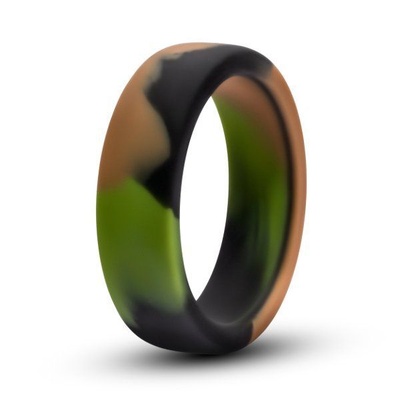 Эрекционное кольцо камуфляжной расцветки Silicone Camo Cock Ring зеленый камуфляж Blush Novelties 