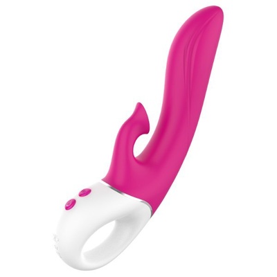 Розовый вибратор-кролик с вакуумной стимуляцией Air Pleasure 22,5 см розовый Dream Toys 