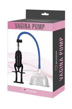 Вакуумная помпа для клитора и половых губ Vagina Pump прозрачный Erozon 