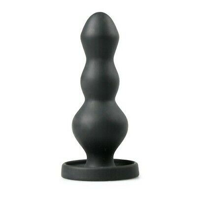 Анальная ёлочка EDC Wholesale Beaded Cone 10,5 см черная (черный) 