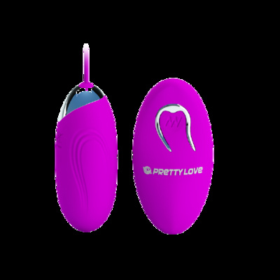 Стимулятор клитора Baile Виброяйцо Jenny на пульте ДУ и USB зарядкой (розовый) 