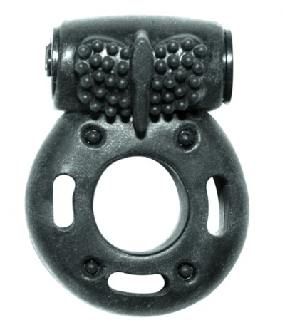 Черное эрекционное кольцо с вибрацией Rings Axle-pin Lola Games (черный) 