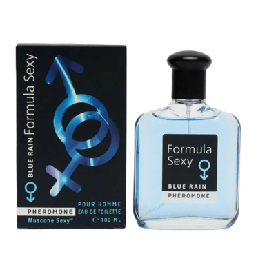 Туалетная вода мужская Delta Parfum Formula Sexy Blue Rain с феромонами 100 мл 