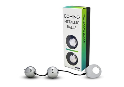 Металлические вагинальные шарики RANGE DOMINO METALLIC BALLS Seven Creations (серебристый) 
