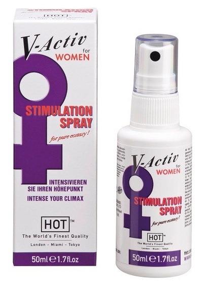 Стимулирующий спрей для женщин V-activ - 50 мл. HOT 
