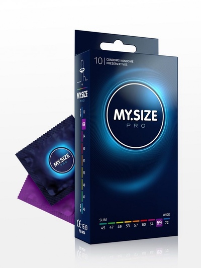 Презервативы MY.SIZE размер 69 - 10 шт. (прозрачный) 
