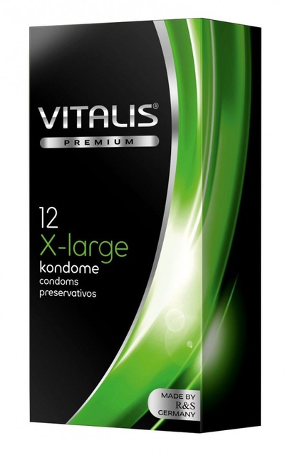 Презервативы увеличенного размера VITALIS PREMIUM x-large - 12 шт. (прозрачный) 