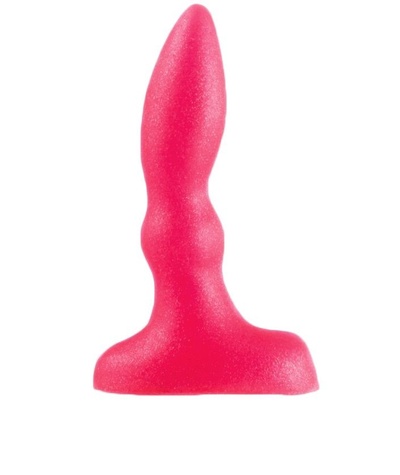 Розовый анальный стимулятор Beginners p-spot massager - 11 см. Lola Games 