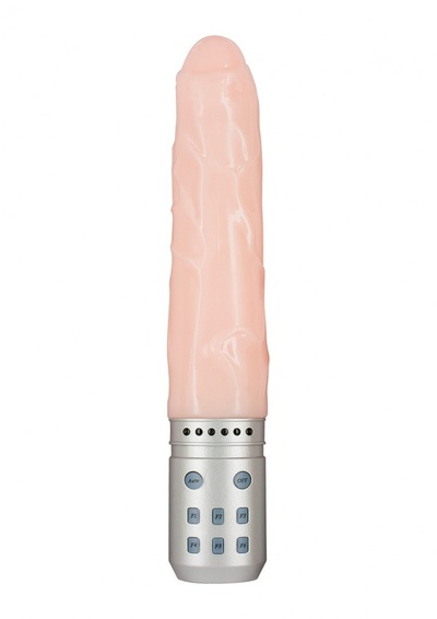 Вибратор телесного цвета Sixth Sense Cyber Vibe Flushy - 24,5 см. Toy Joy (телесный) 