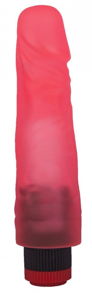 Гелевый вибромассажёр в форме фаллоса - 17,5 см. LOVETOY (А-Полимер) (розовый) 