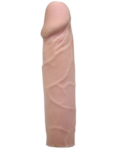Телесный гнущийся фаллоимитатор из ультраскин - 16,5 см. Eroticon 