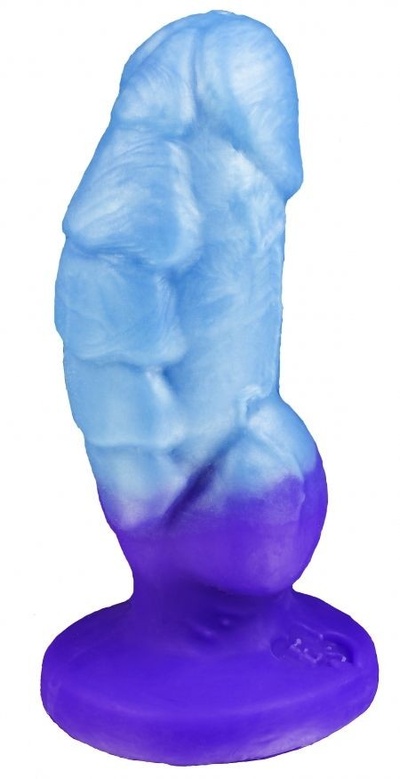 Голубой фаллоимитатор "Мартин small" - 21,5 см. Erasexa 