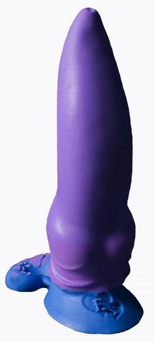 Фиолетовый фаллоимитатор "Зорг small" - 21 см. Erasexa 