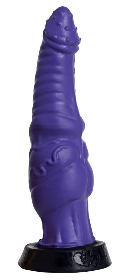 Фиолетовый фаллоимитатор "Гиппогриф small" - 21 см. Erasexa 