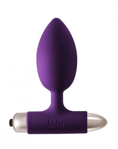 Фиолетовая анальная вибропробка New Edition Perfection - 11,1 см. Lola Games (фиолетовый) 