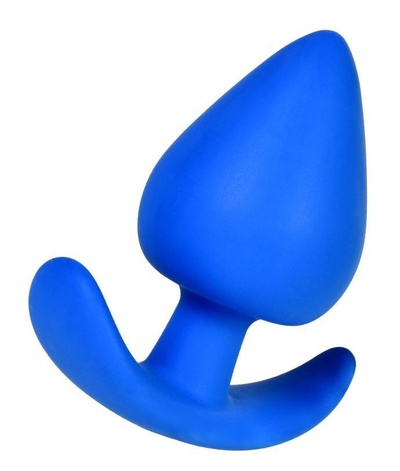 Синяя коническая пробочка из силикона - 11,5 см. A-toys (синий) 