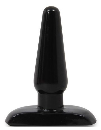 Черная анальная пробка Small Plug - 9 см. Blush Novelties (черный) 