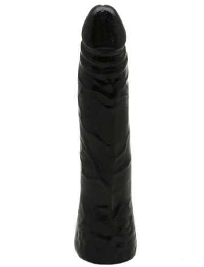 Черный гнущийся фаллоимитатор REALISTIC - 18,5 см. Eroticon 