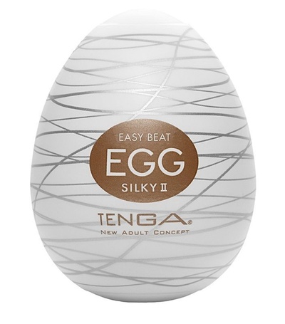Мастурбатор-яйцо EGG Silky II Tenga (молочный) 