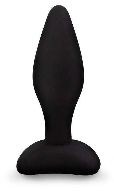 Черная анальная втулка - 9,5 см. Brazzers (черный) 