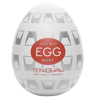 Мастурбатор-яйцо EGG Boxy Tenga (молочный) 