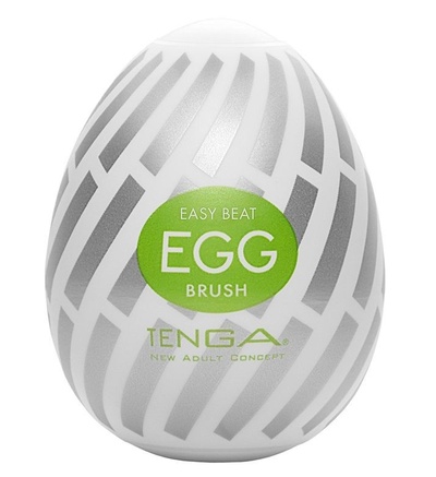 Мастурбатор-яйцо EGG Brush Tenga (молочный) 