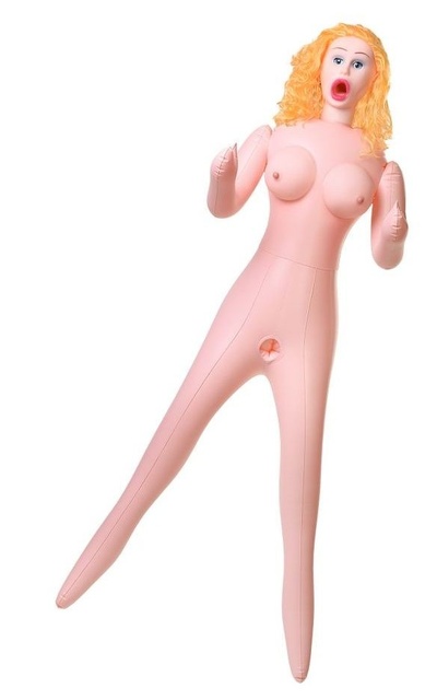 Секс-кукла блондинка Celine с кибер-вставками TOYFA (телесный) 