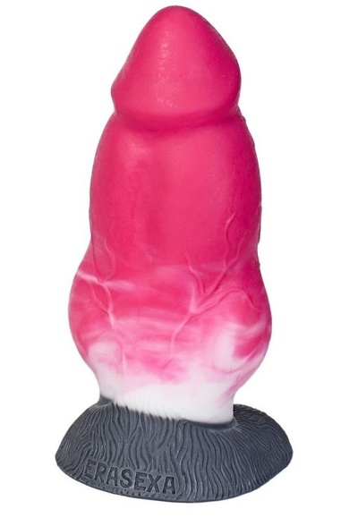 Розовый фаллоимитатор "Оборотень Рэй" - 21 см. Erasexa 