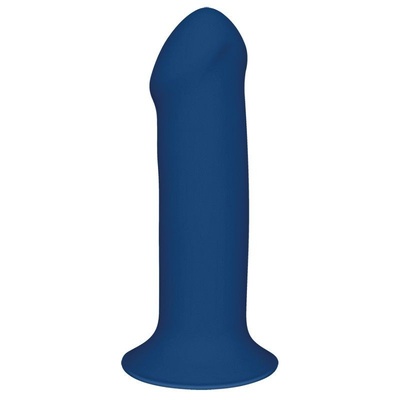 Синий фаллоимитатор двойной плотности Hitsens 1 - 17,7 см. Adrien Lastic 