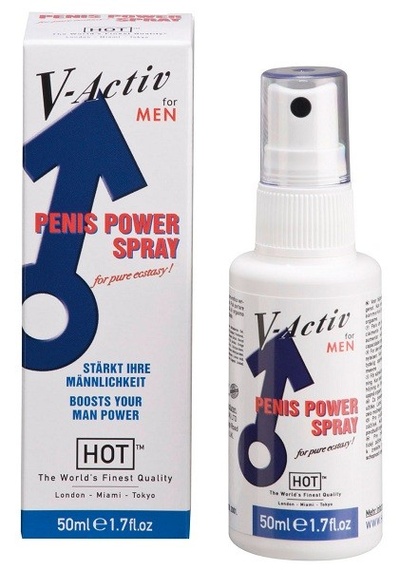 Стимулирующий спрей для мужчин V-activ - 50 мл. HOT 
