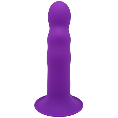 Фиолетовый фаллоимитатор двойной плотности Hitsens 3 - 17,7 см. Adrien Lastic 