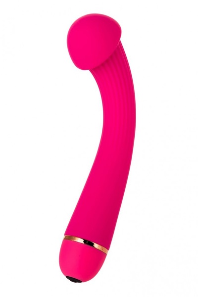 Розовый вибратор с шаровидной головкой - 20 см. A-toys 