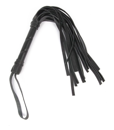 Черная плеть с черной ручкой Notabu - 37 см. Bior toys (черный) 