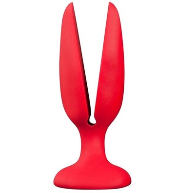 Красная пробка-бутон MENZSTUFF FLOWER BUTT PLUG 6INCH - 15 см. Dream Toys (красный) 