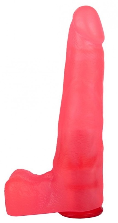 Розовая насадка-фаллос для трусиков Harness - 18 см. LOVETOY (А-Полимер) (розовый) 