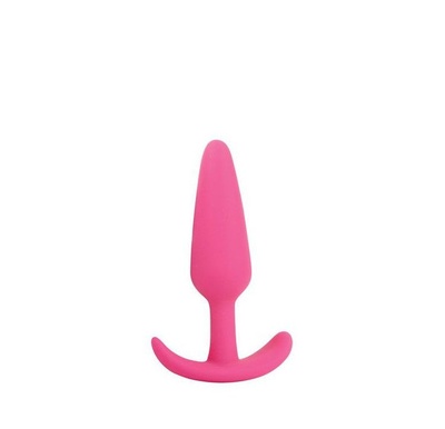 Розовая анальная втулка - 9,5 см. Bior toys (розовый) 