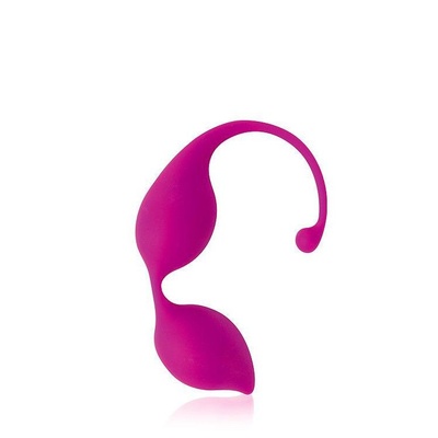 Ярко-розовые фигурные вагинальные шарики Cosmo Bior toys (ярко-розовый) 