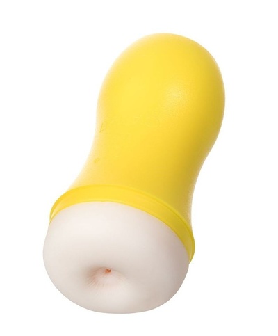 Мастурбатор-анус A-Toys в желтой колбе (телесный) 