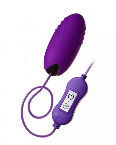 Фиолетовое виброяйцо с пультом управления A-Toys Cony, работающее от USB (фиолетовый) 