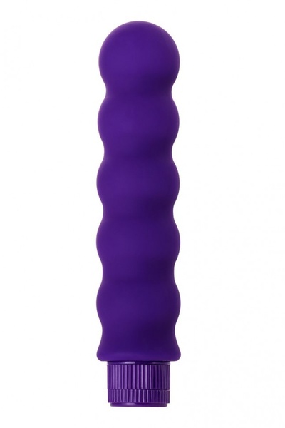 Фиолетовый фигурный вибратор - 17 см. A-toys 