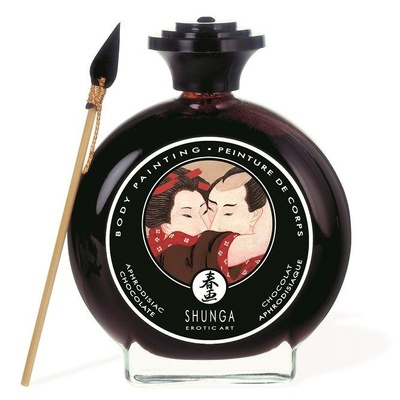Декоративная крем-краска для тела с ароматом шоколада Shunga 